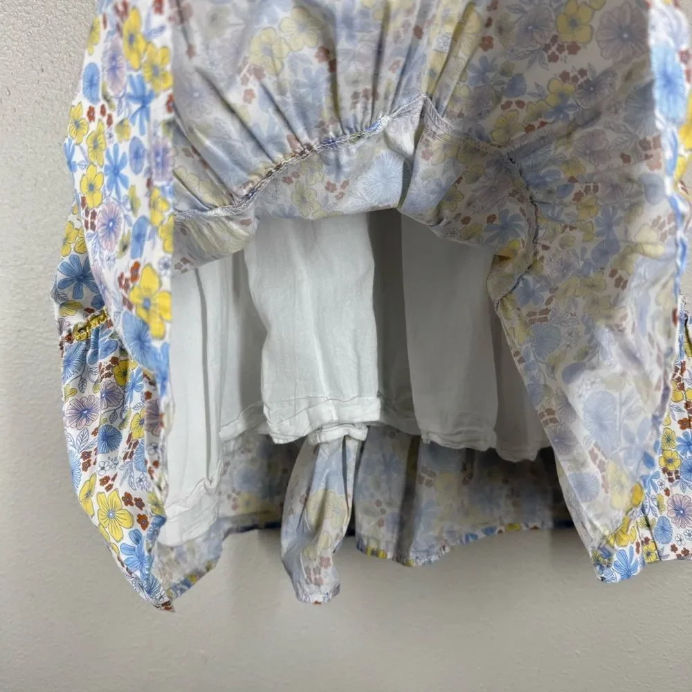 Maison Me Kids Floral Dress Tired Ruffles Girly Size 10